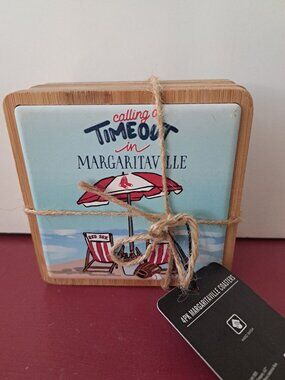 Red Sox Margaritaville Drink Coasters